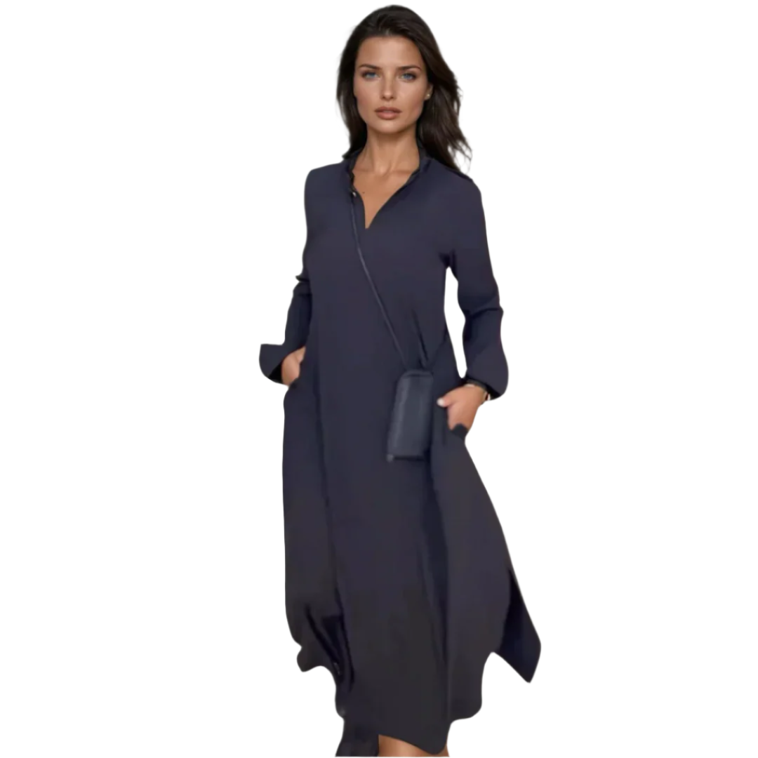 Kvinders Maxi Kjole Elegant Lang Kjole