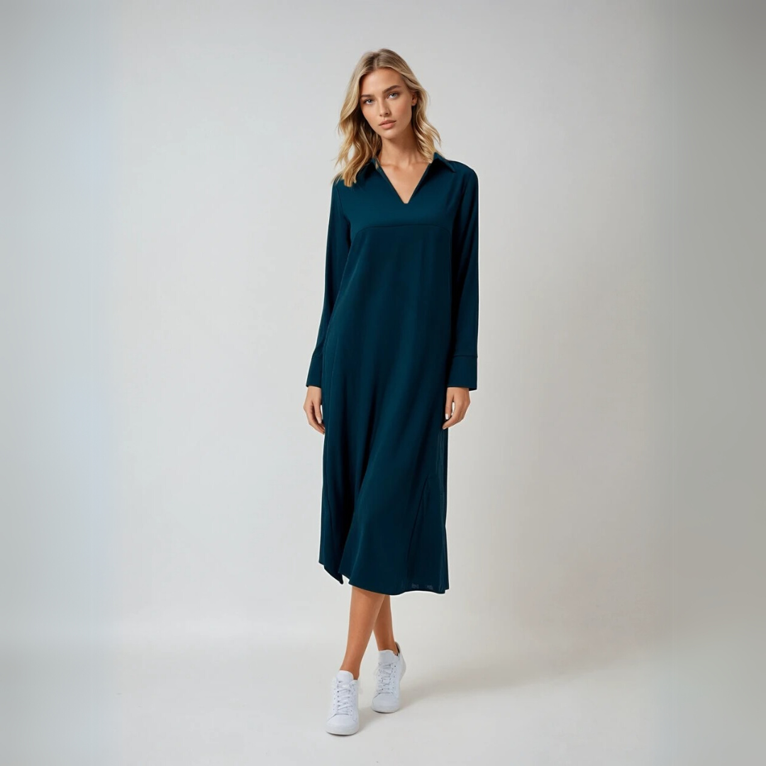 Kvinders Maxi Kjole Elegant Lang Kjole