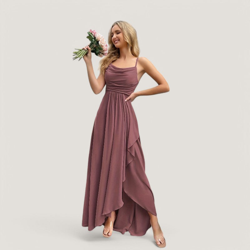 Kvinders Maxikjole Flatterende Chiffon