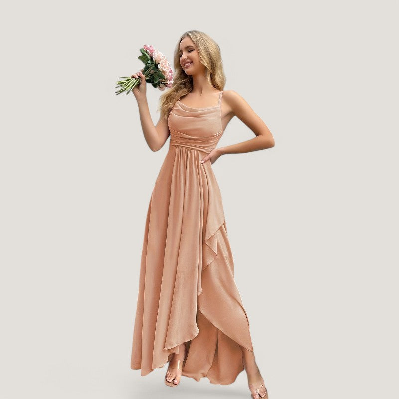 Kvinders Maxikjole Flatterende Chiffon