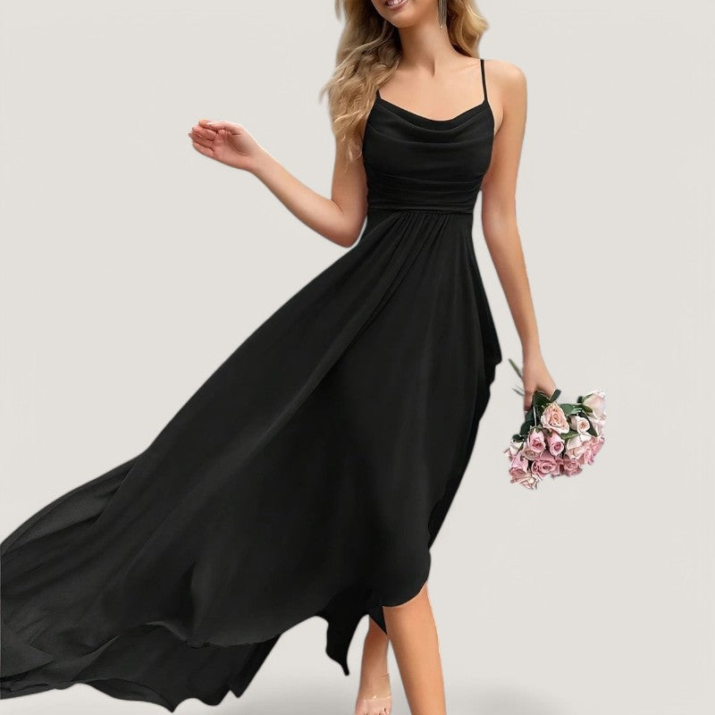Kvinders Maxikjole Flatterende Chiffon