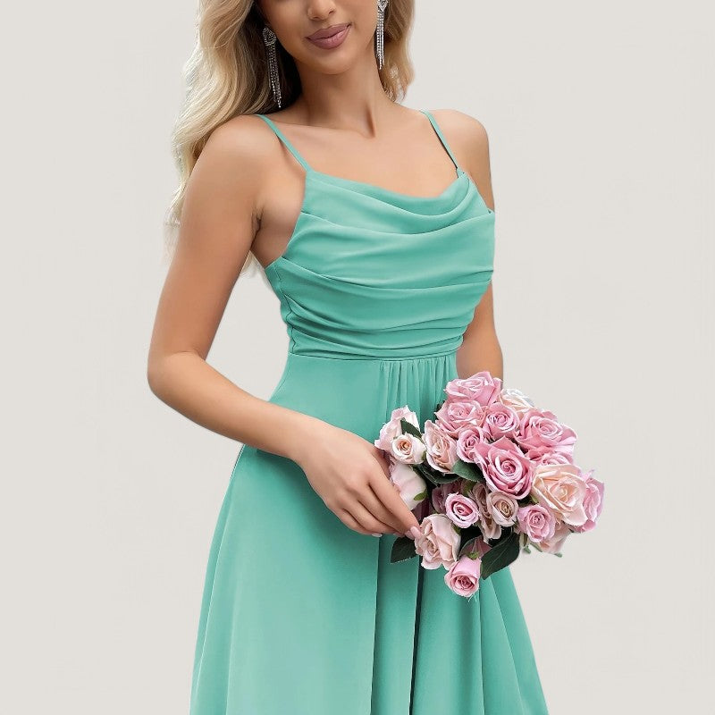 Kvinders Maxikjole Flatterende Chiffon