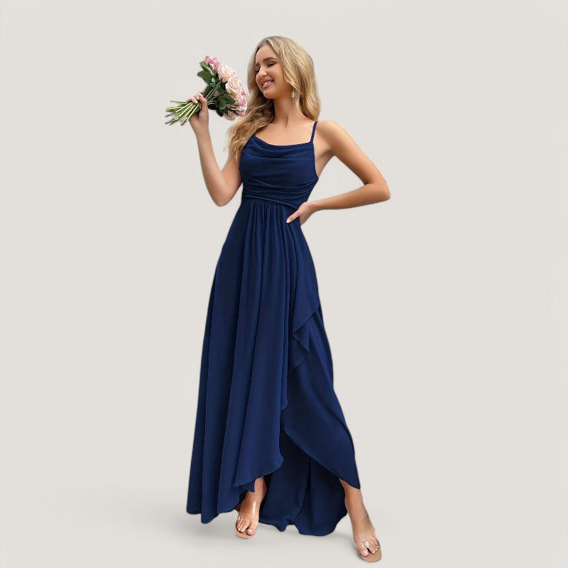Kvinders Maxikjole Flatterende Chiffon
