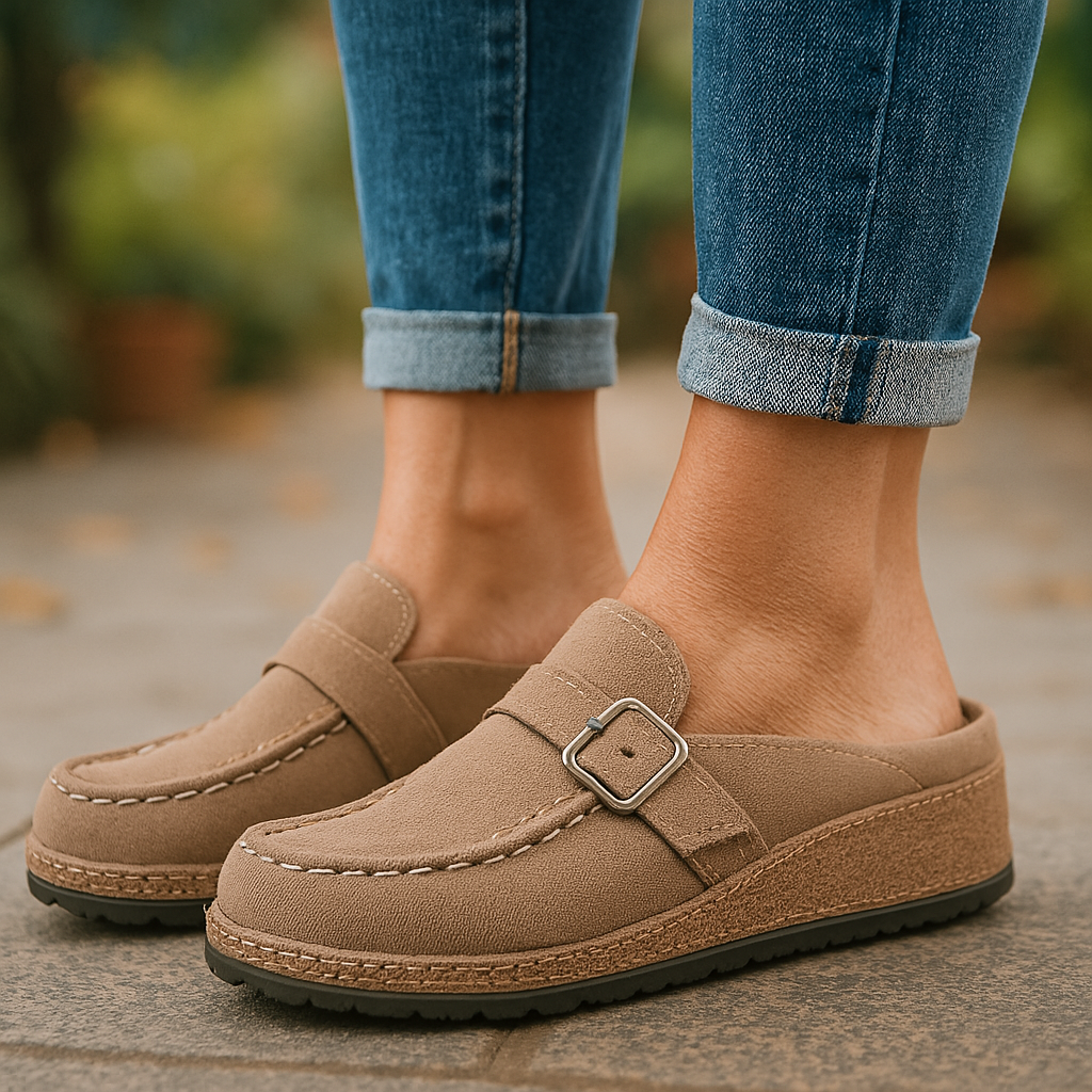 Kvinders Mules Retro Komfortable Suede