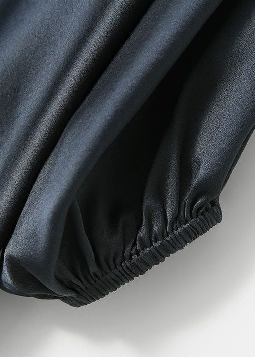 Kvinders Oversized Bluse med O-hals og Batwing ærmer