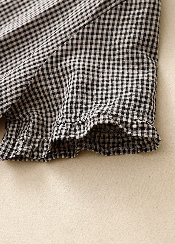 Kvinders Patchwork Kjole med Rulletryk