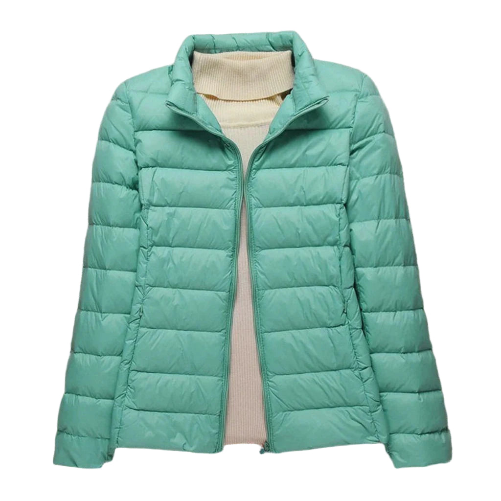 Kvinders Quilted Jakke Letvægtet Padded