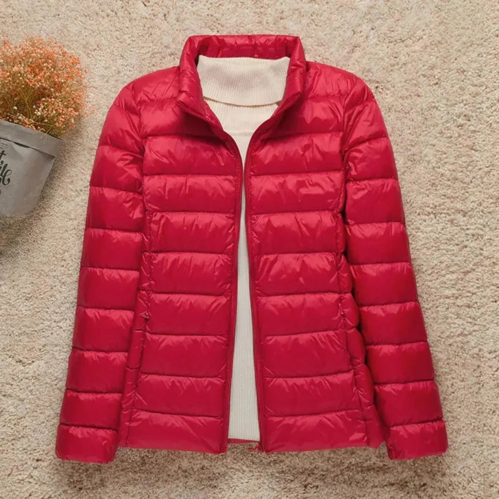 Kvinders Quilted Jakke Letvægtet Padded