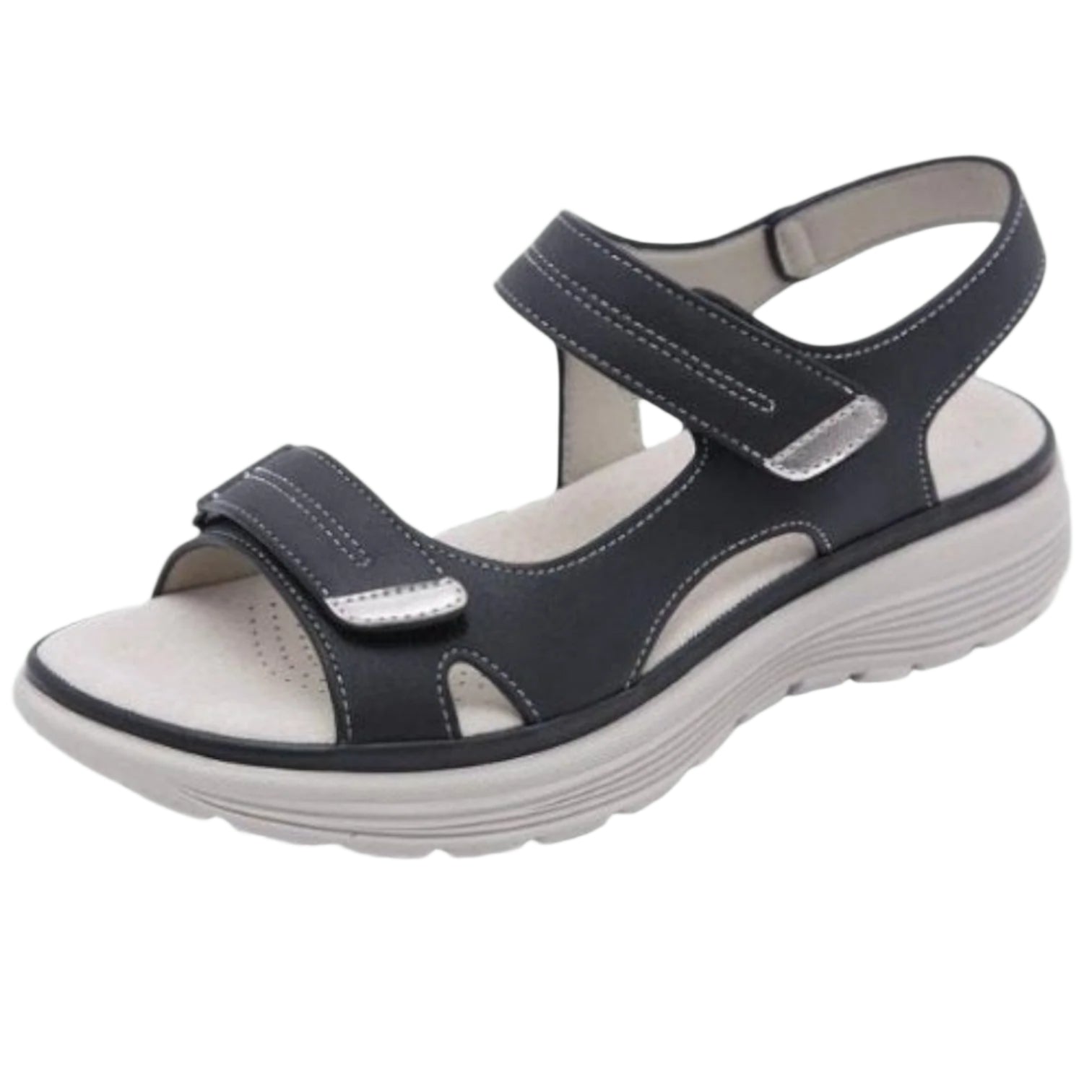 Kvinders Sandaler Justerbar Velcro Åndbart Gummi
