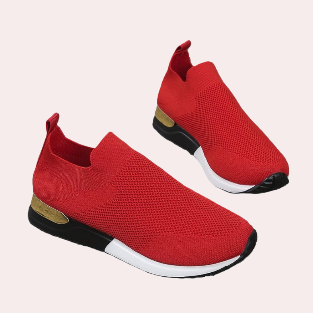 Kvinders Slip-On Sko i Åndbart Design