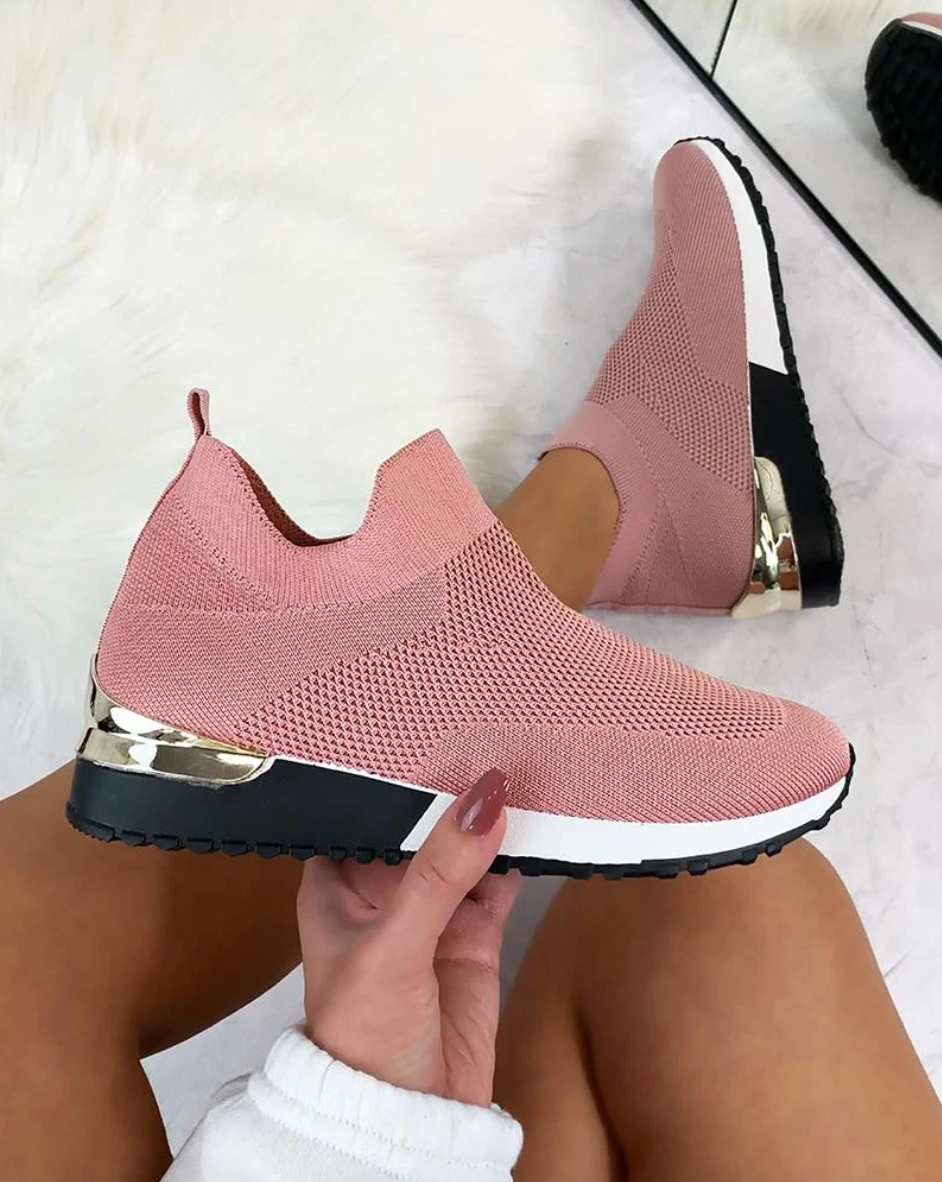 Kvinders Slip-On Sneakers Moderne Stil