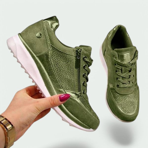 Kvinders Sneakers Komfortabel Velcro Design