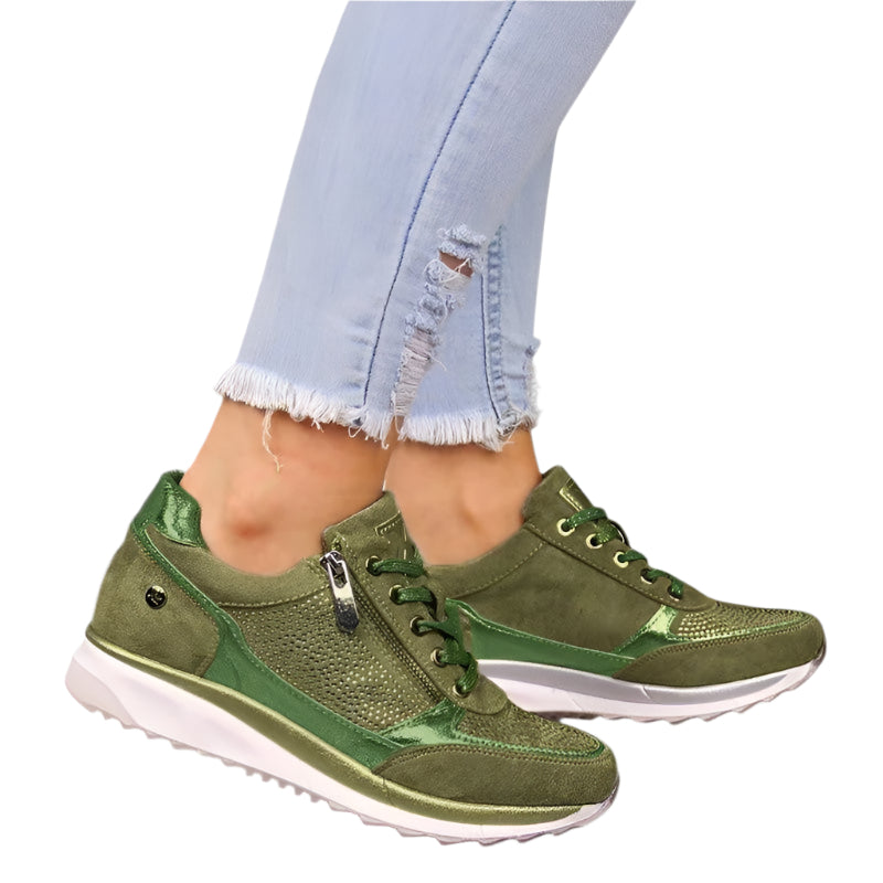 Kvinders Sneakers Komfortabel Velcro Design