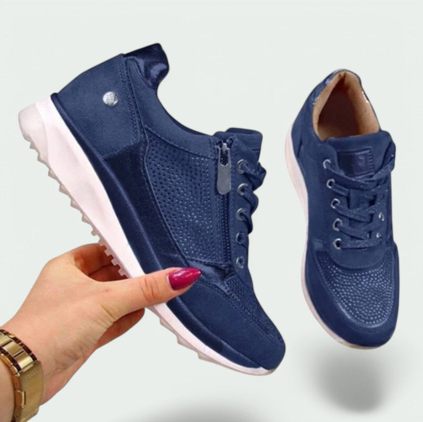 Kvinders Sneakers Komfortabel Velcro Design