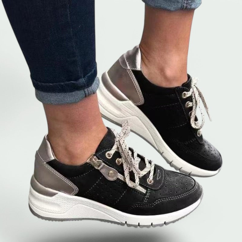 Kvinders Sneakers Komfortabelt Design Læder