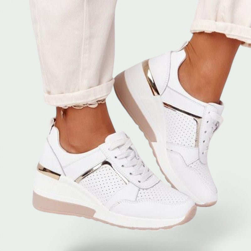 Kvinders Sneakers Moderne Åndbart Stof Gummi