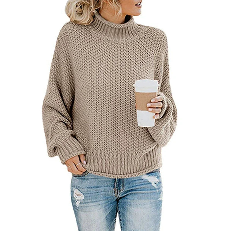 Kvinders Strikket Sweater - Oversized Fit - Chunky Uld