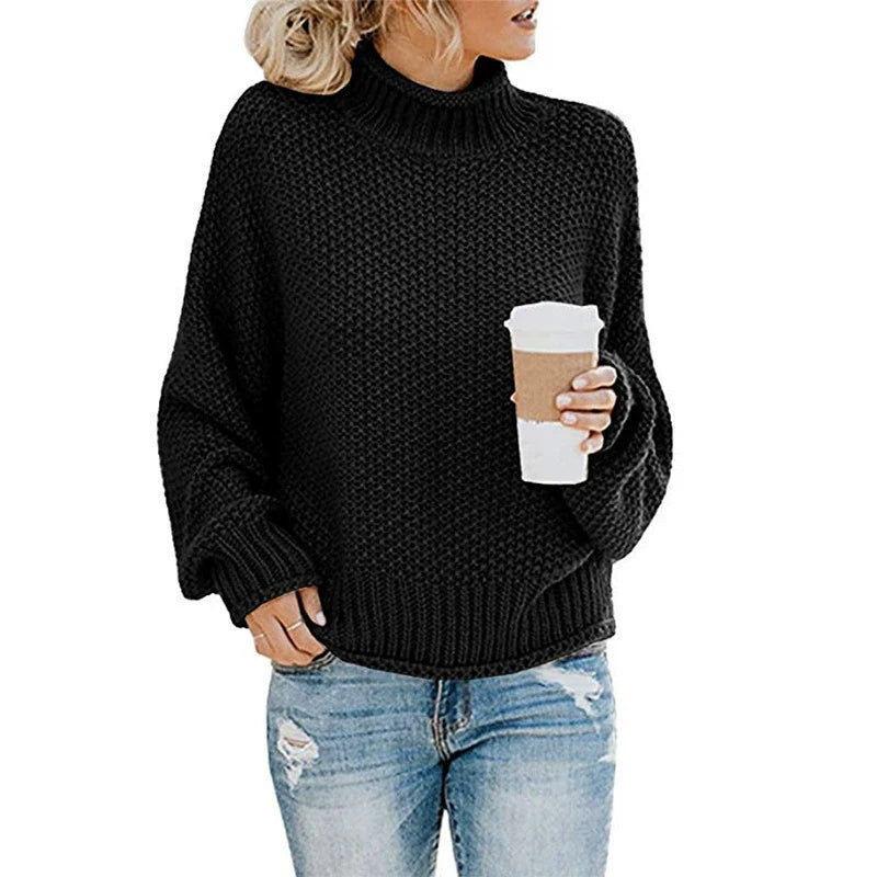 Kvinders Strikket Sweater - Oversized Fit - Chunky Uld