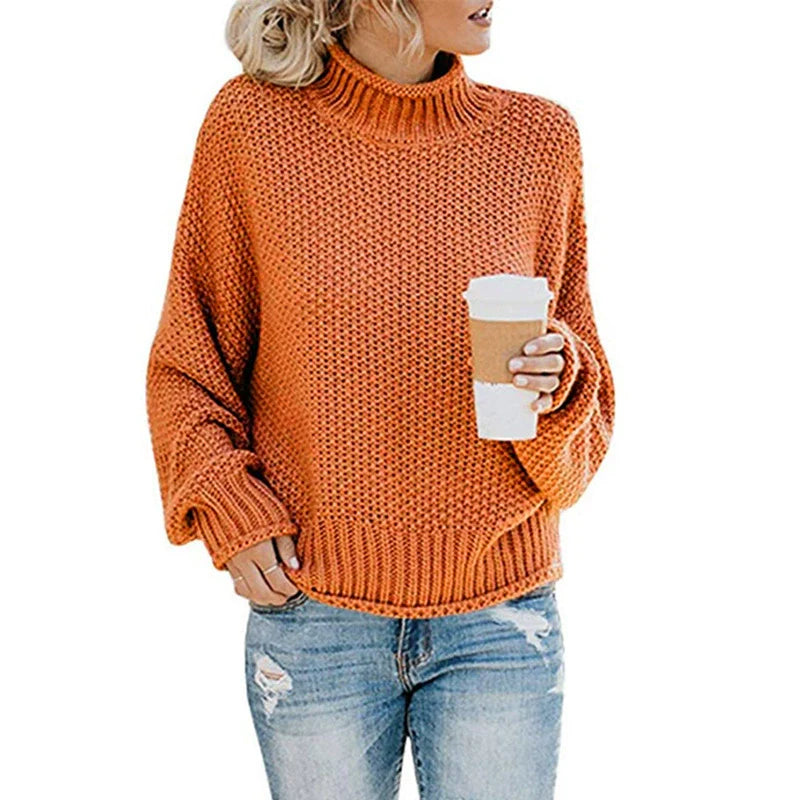 Kvinders Strikket Sweater - Oversized Fit - Chunky Uld