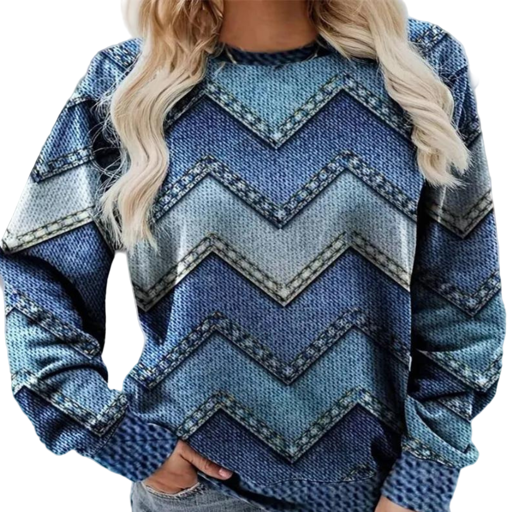 Kvinders Sweater Rummelig Blød Materiale
