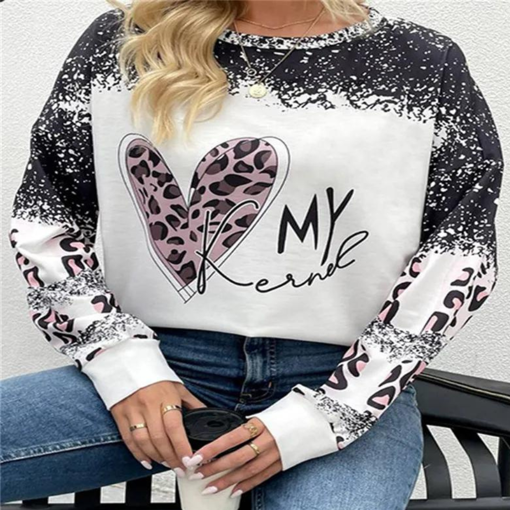 Kvinders Sweater Rummelig Blød Materiale