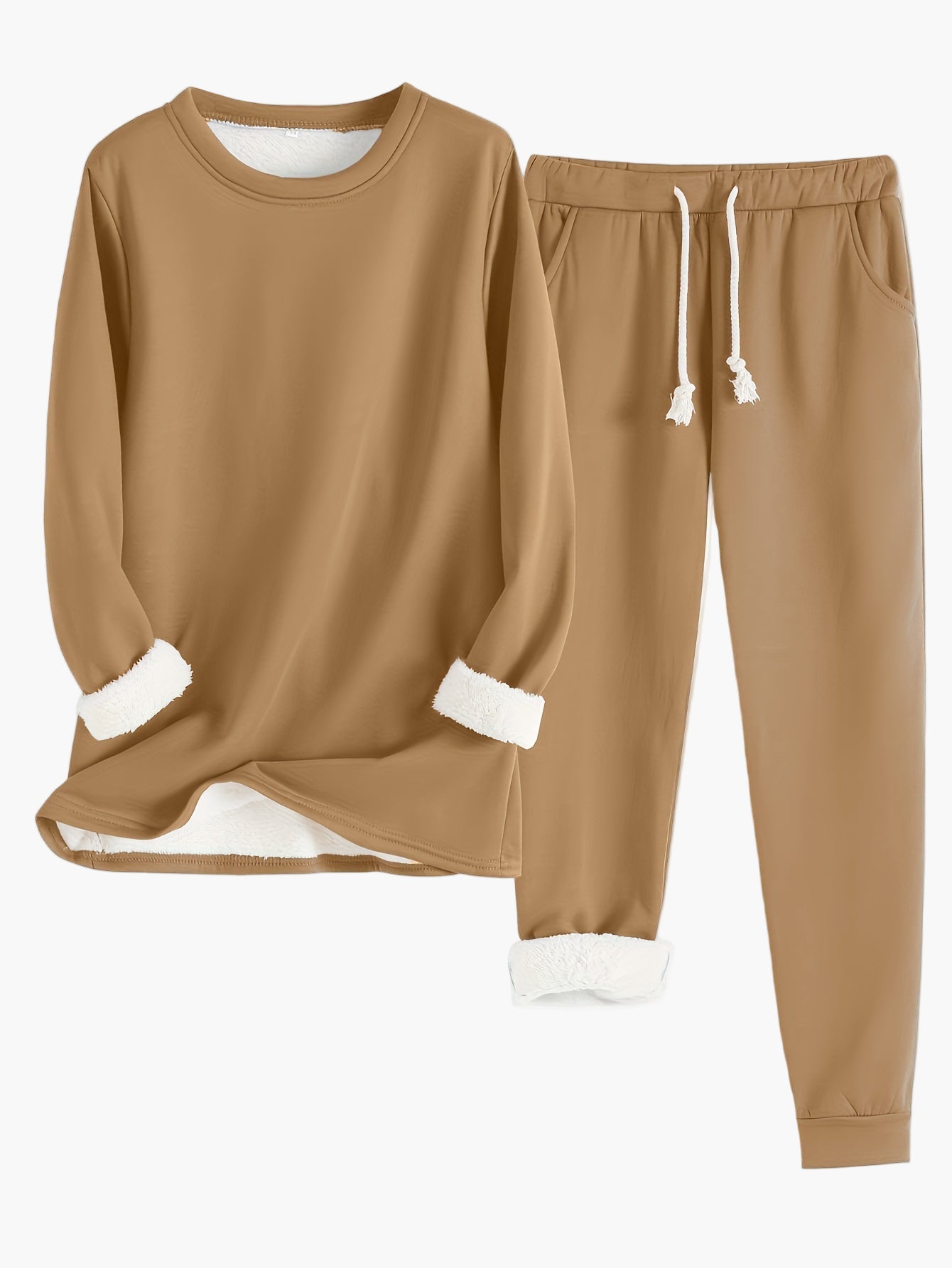 Kvinders Todelte Loungewear Sæt Afslappet Stil