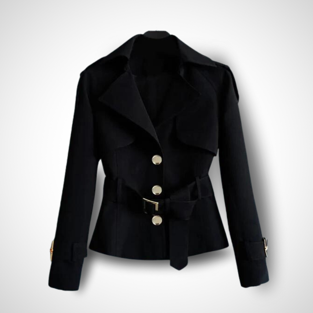 Kvinders Trench Coat Vintage Stil Håndlavet
