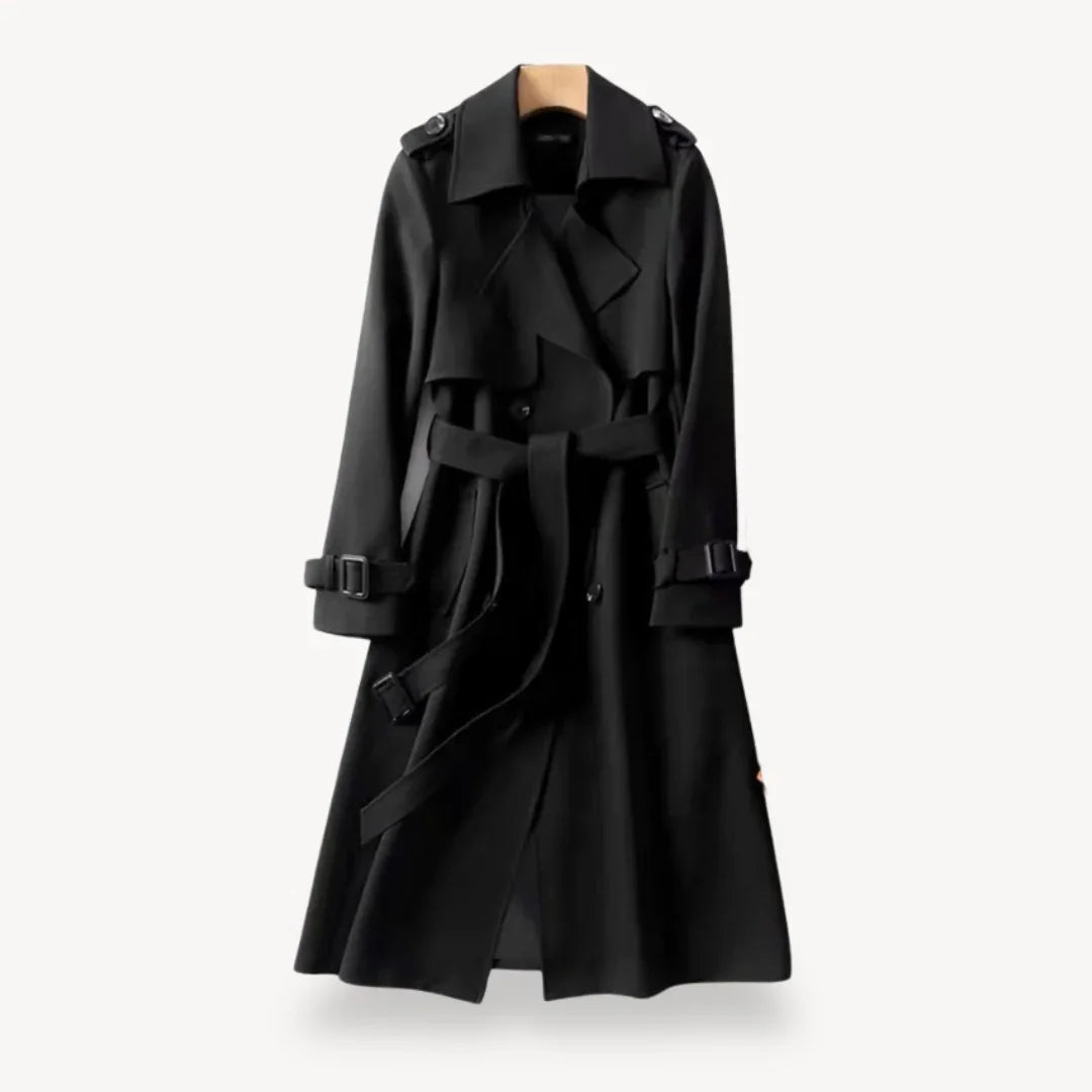 Kvinders Trenchcoat Jakke Klassisk Stil