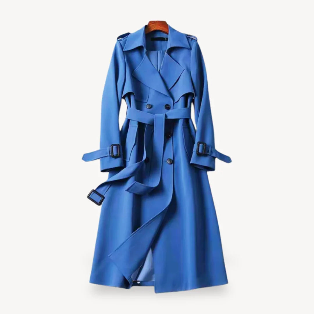 Kvinders Trenchcoat Jakke Klassisk Stil