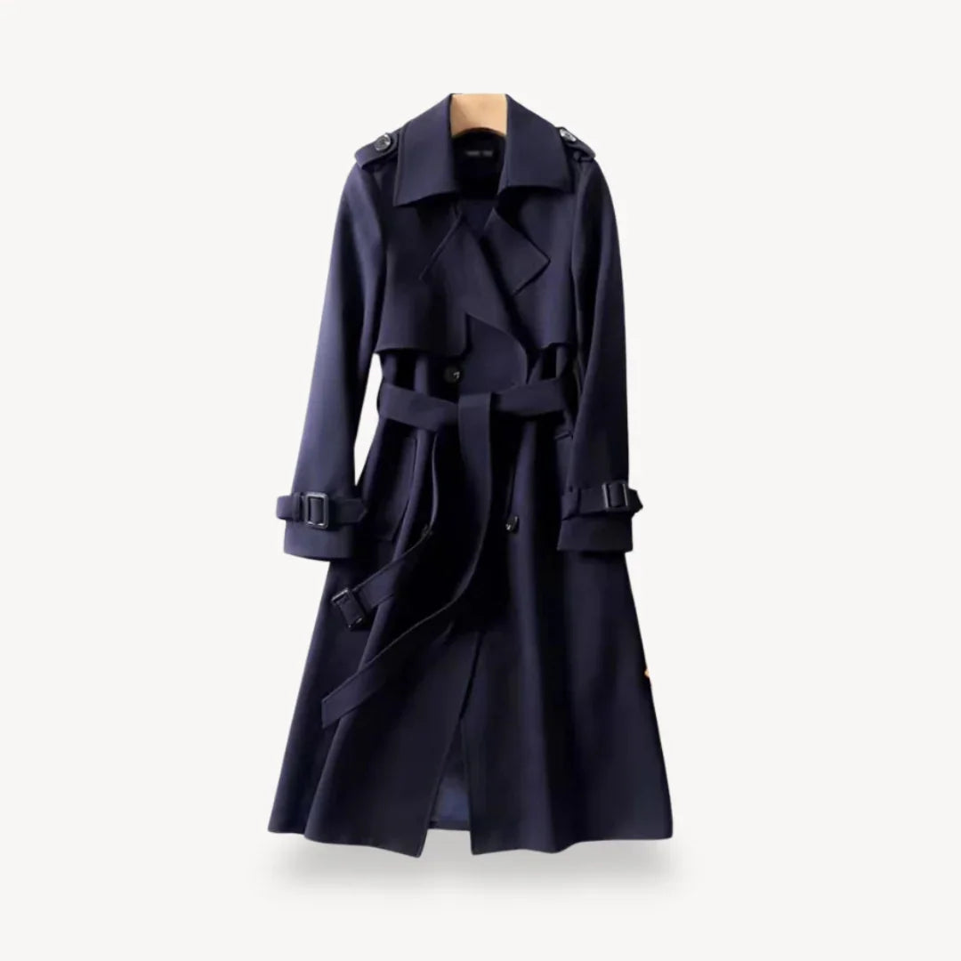 Kvinders Trenchcoat Jakke Klassisk Stil