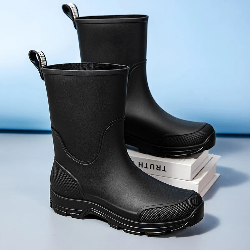 Kvinders Vandtætte Støvler Mid-Calf med Non-Slip Såler
