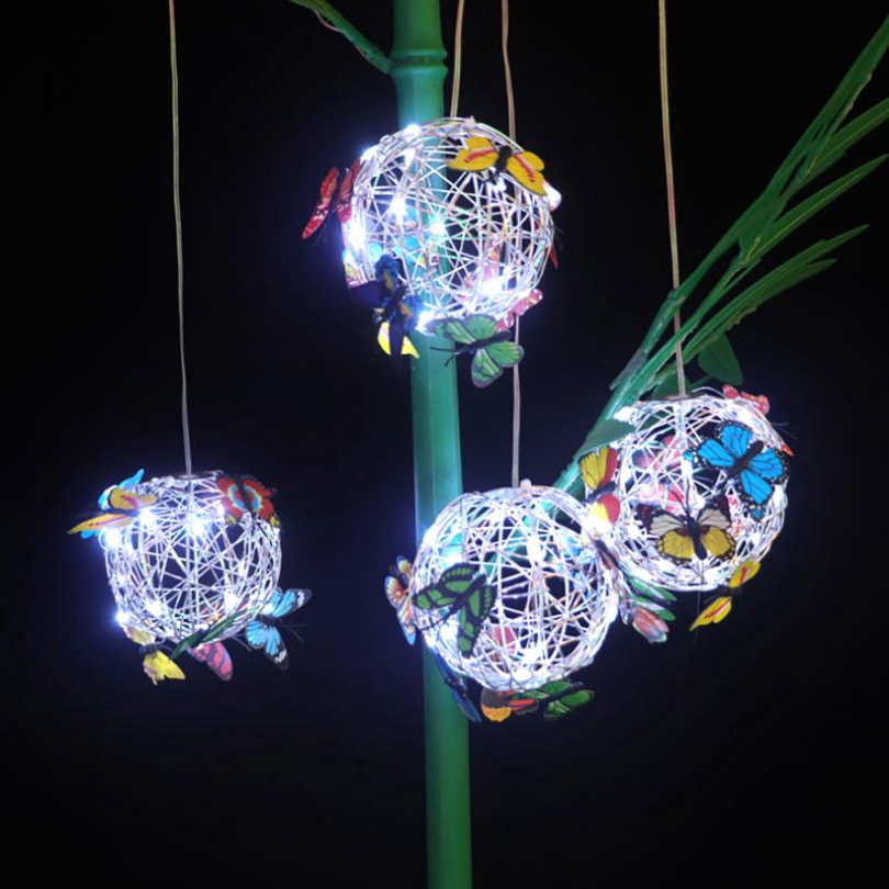 LED Belysning til Haven og Terrassen med Sommerfugledesign
