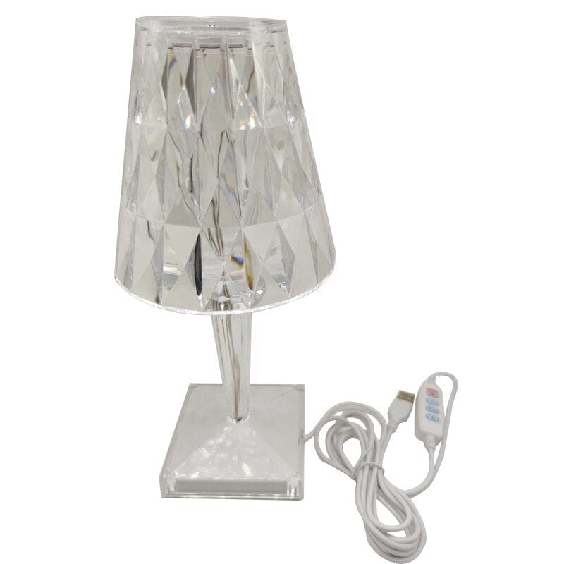 LED Bordlampe Diamant Design Justerbare Lysindstillinger