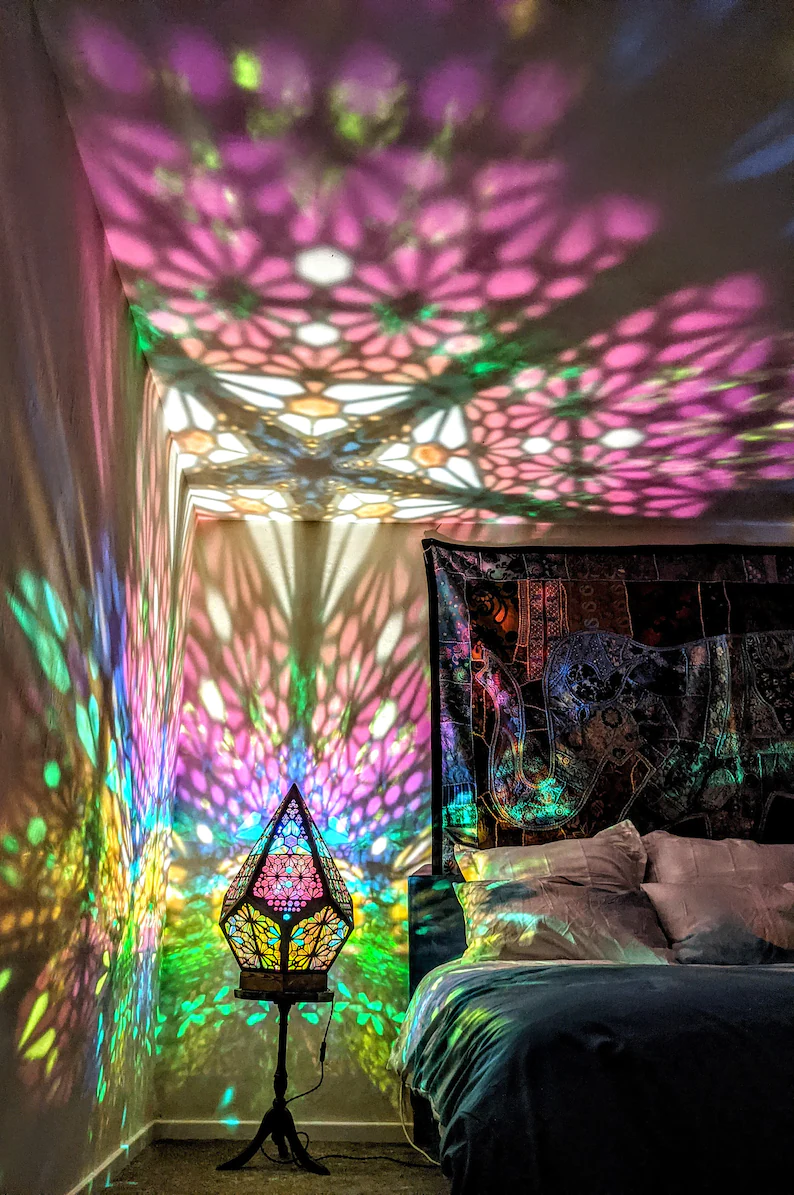 LED Bordlampe med Stjerne Design