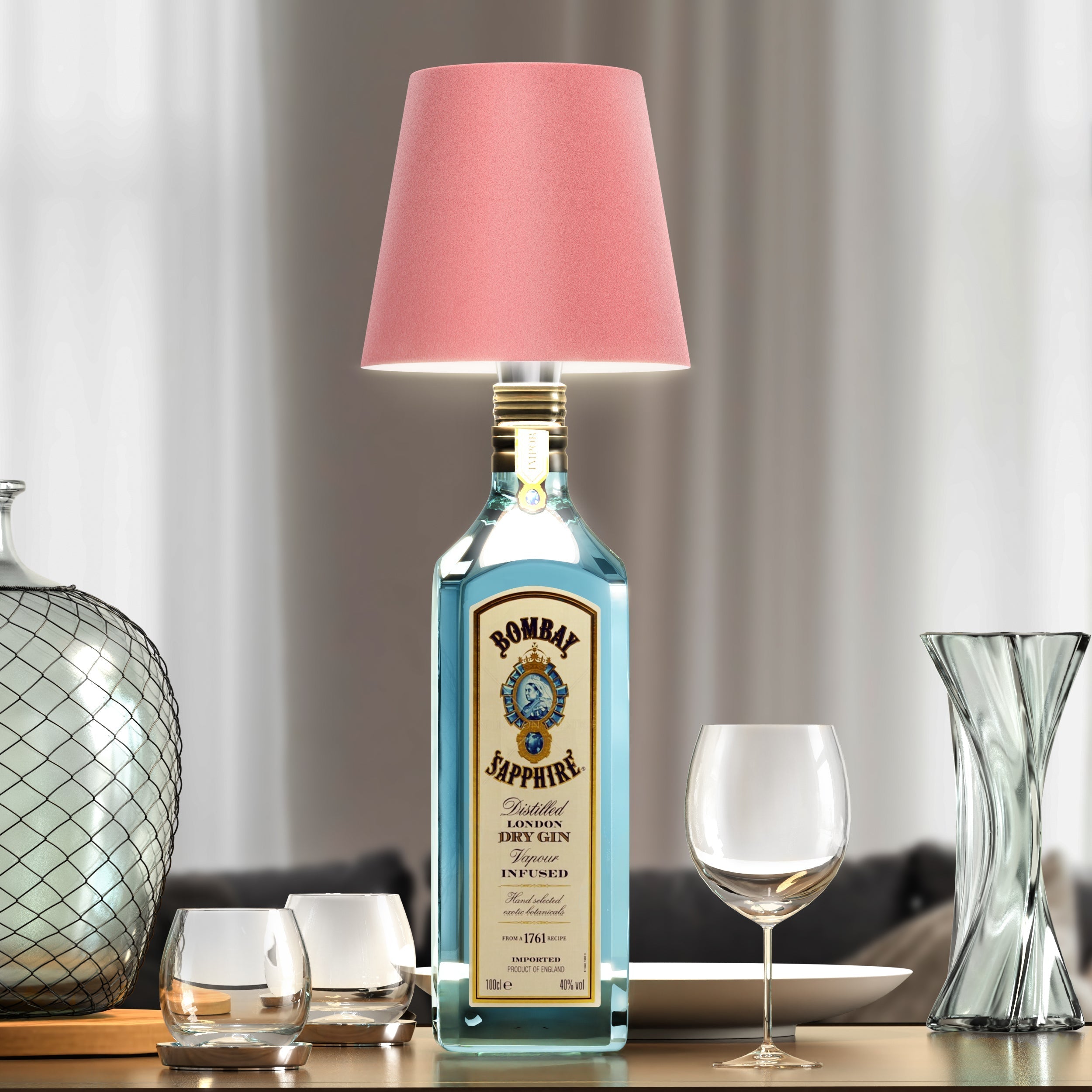 BottleLamp | Dine yndlingsflasker bliver betagende lamper