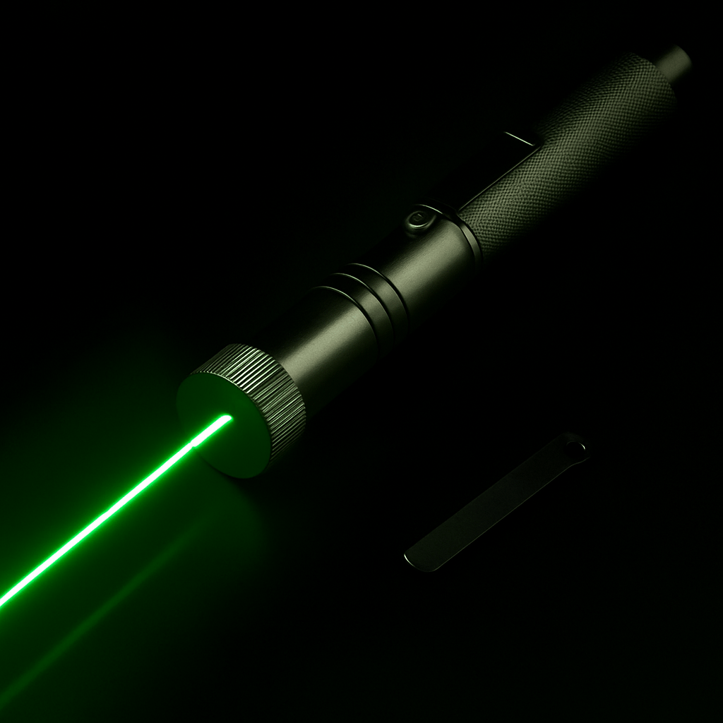 Laserpointer med Justerbar Fokus til Præsentationer og Stjernekiggeri
