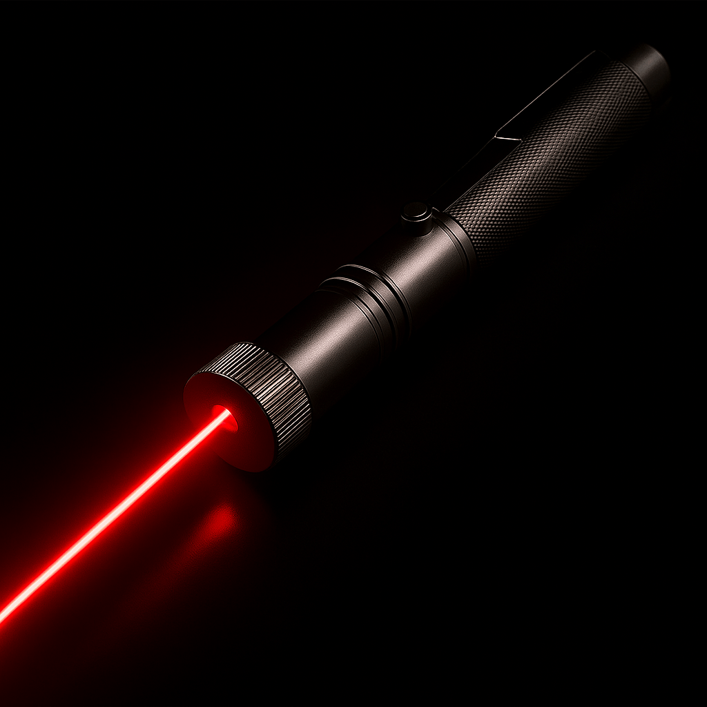 Laserpointer med Justerbar Fokus til Præsentationer og Stjernekiggeri