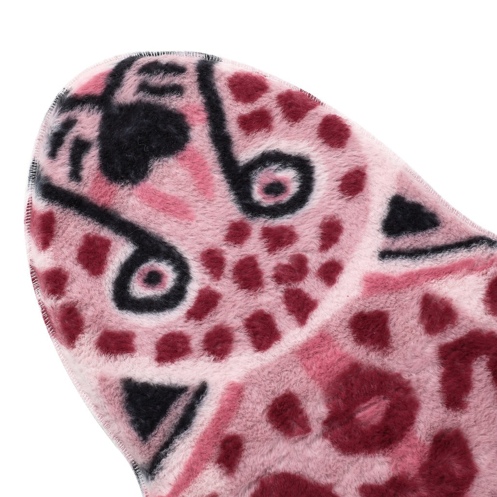 Leopardprint Tæppe i Unik Form