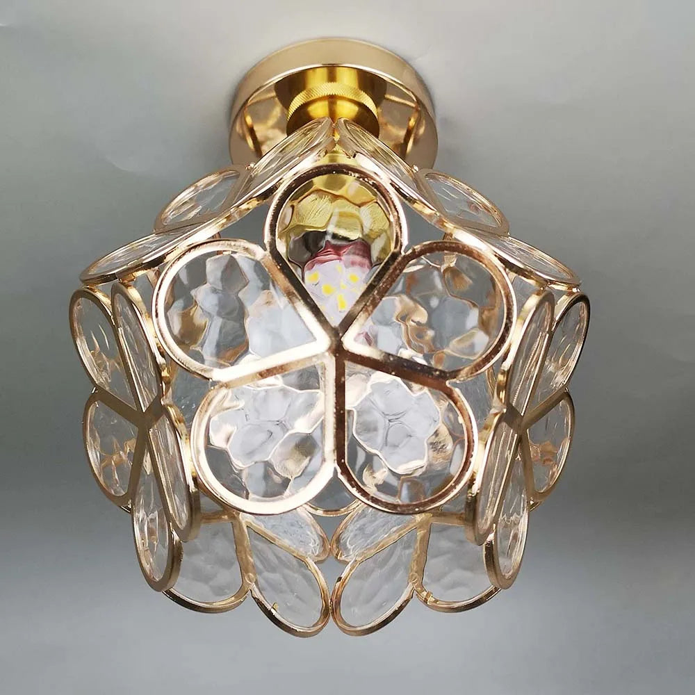 Loftslampe med Blomstermønster til Entré