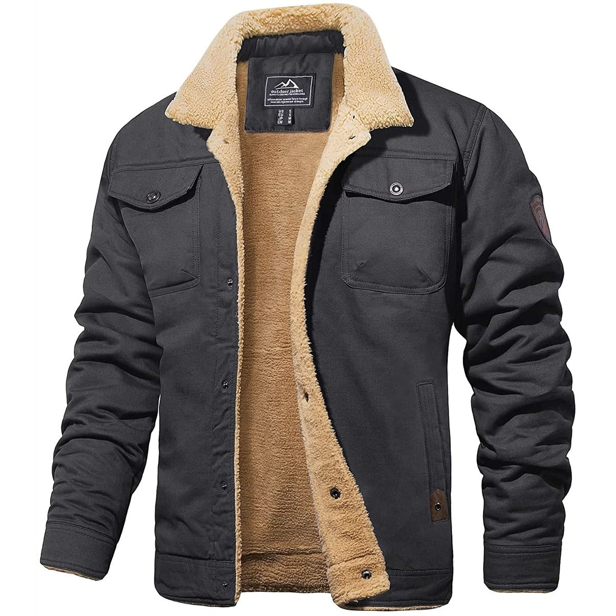 Cholo Bomberjakke til Mænd – Vintage Aviator Stil Jakke med Varm & Elegant For