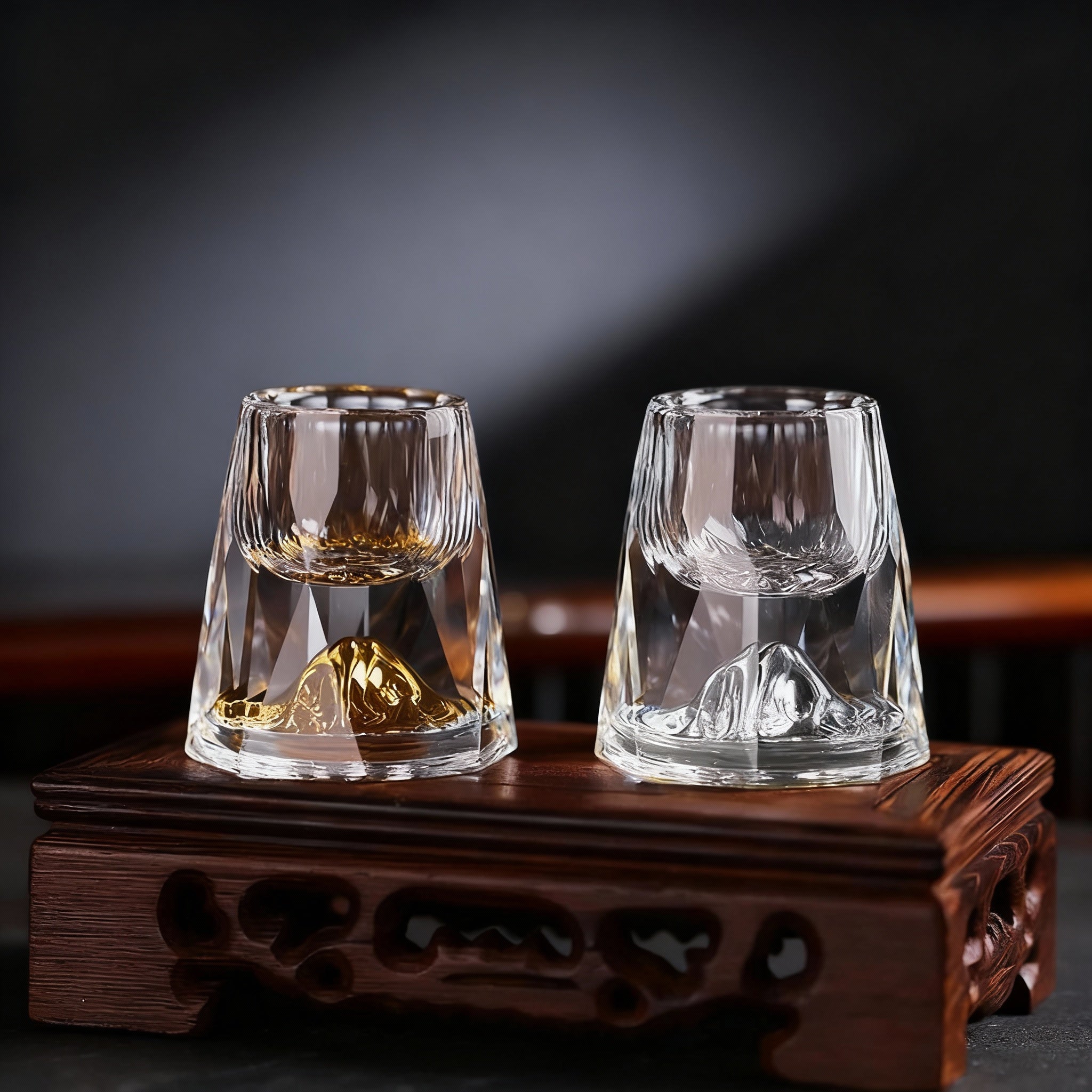 Luksus Krystalglas Sæt til Whisky og Cocktails