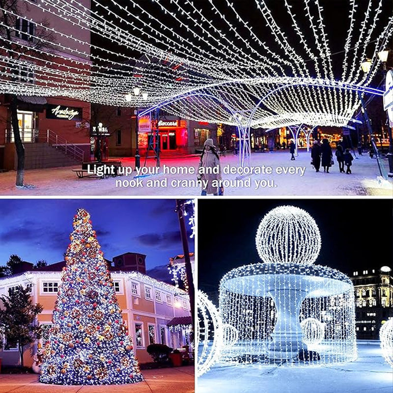 LED Christmas Lights on Copper Wire - Flexible String Lights for Christmas Decorations