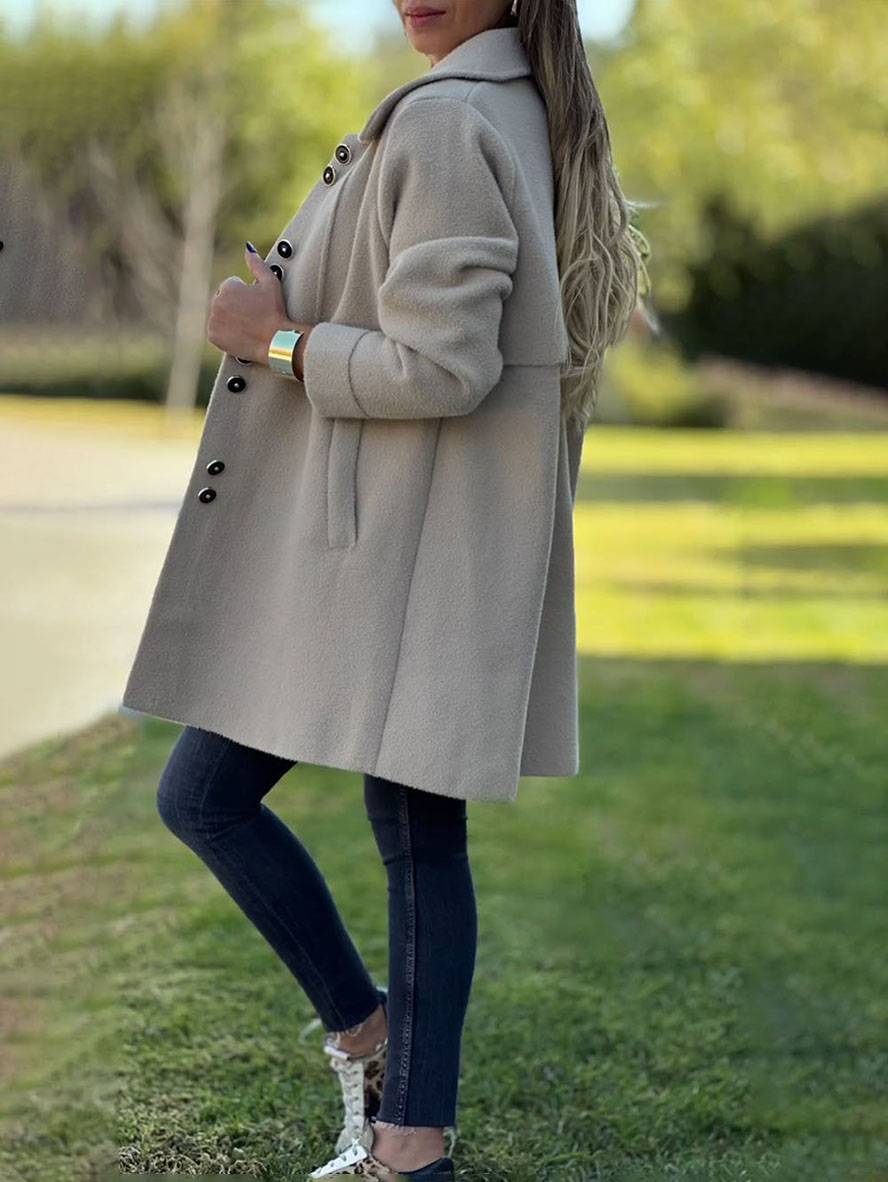 Charlotte Gilet Lang Kvinde – Elegant, Varm & Behagelig Cardigan til Alle Anledninger