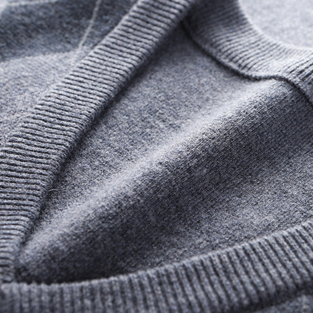 Mænds Ærmeløs Sweater V-Hals