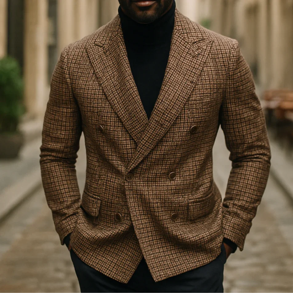 Herre Blazer med Skræddersyet Pasform