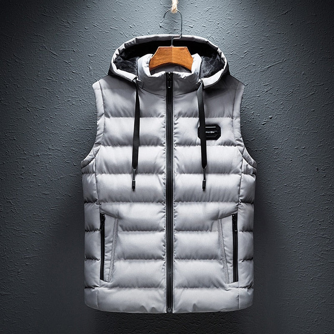 Herre Bodywarmer Praktisk Design Moderne Vintervest