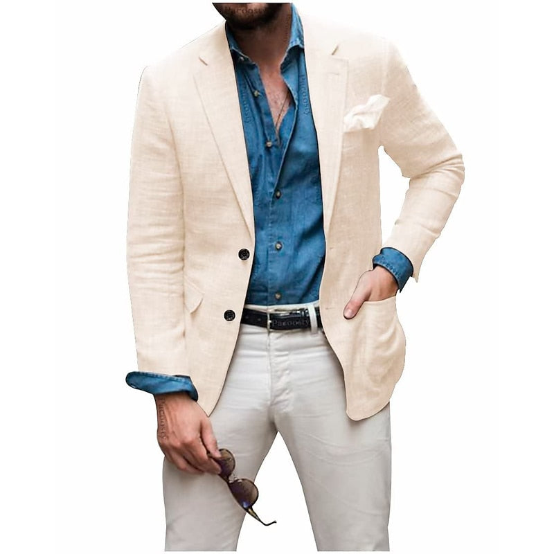 Herre Casual Blazer med Let Design