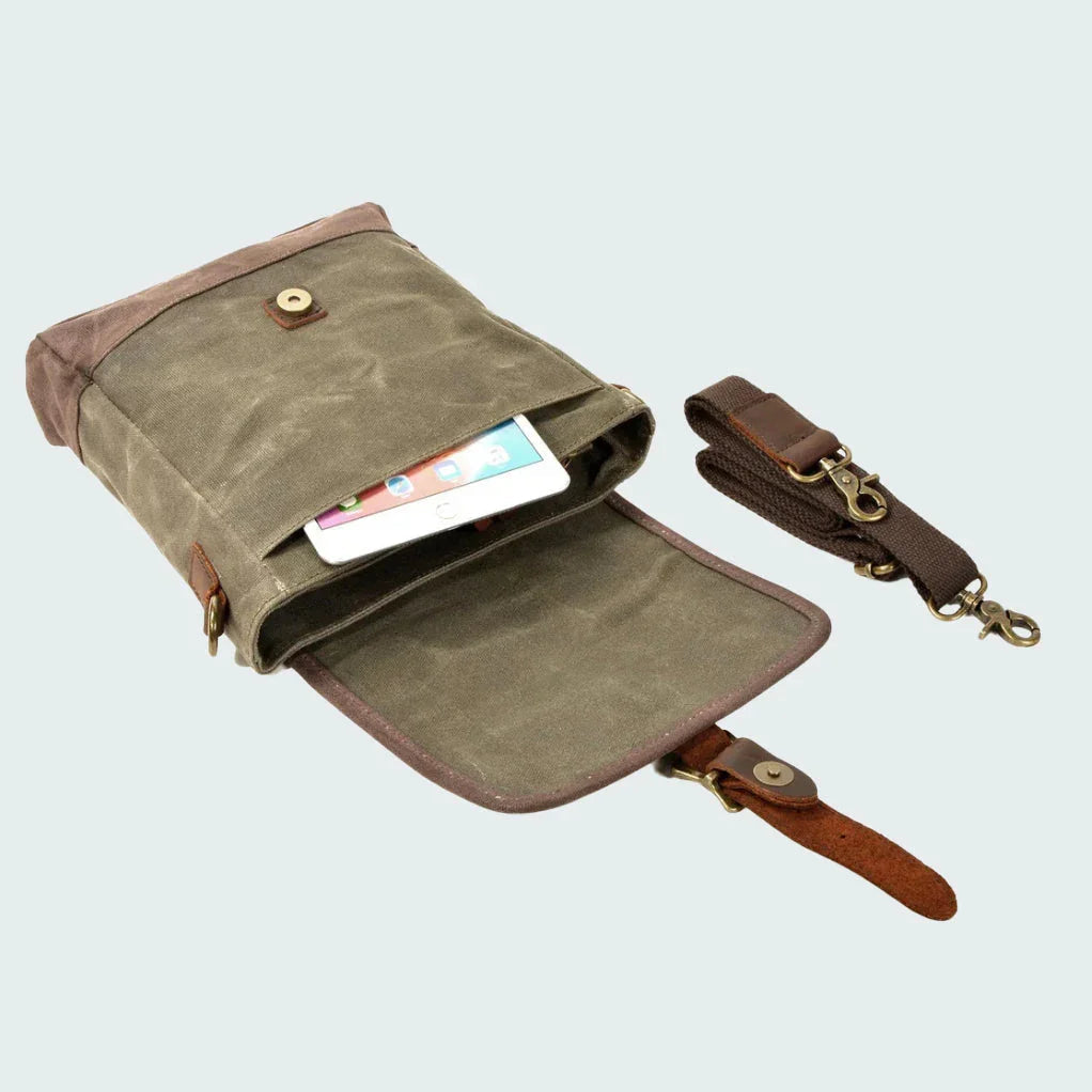 Herre Crossbody Taske Vintage Stil