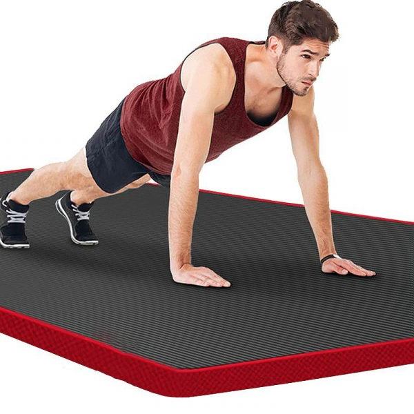 Mænds Fitness Yogamåtte Skridsikker