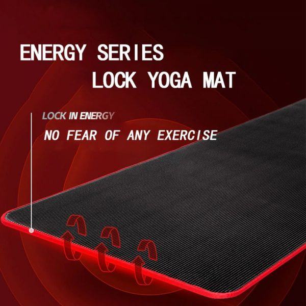 Mænds Fitness Yogamåtte Skridsikker